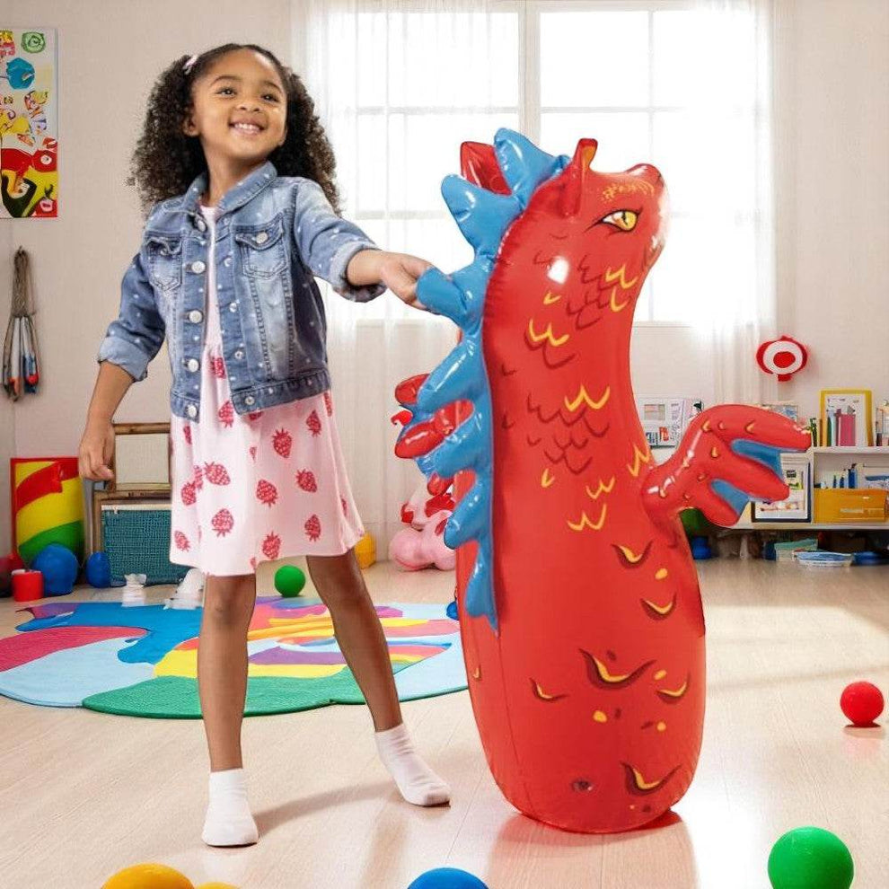 Intex 44669NP Inflatable 3D Bop Bags – Dragon, Dinosaur & Dolphin "Hit Me" Set - Image 7