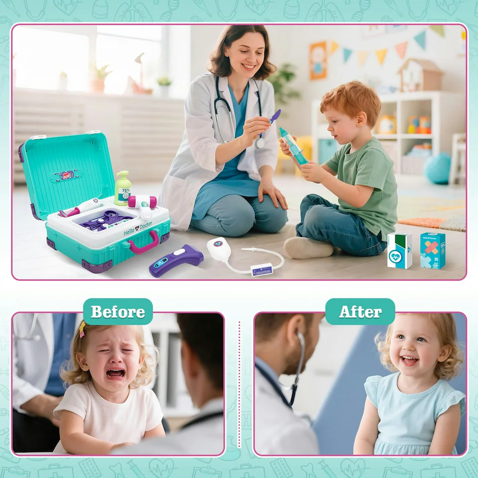 Hello Doctor" Healthy Day Real Action Play Set - Image 6