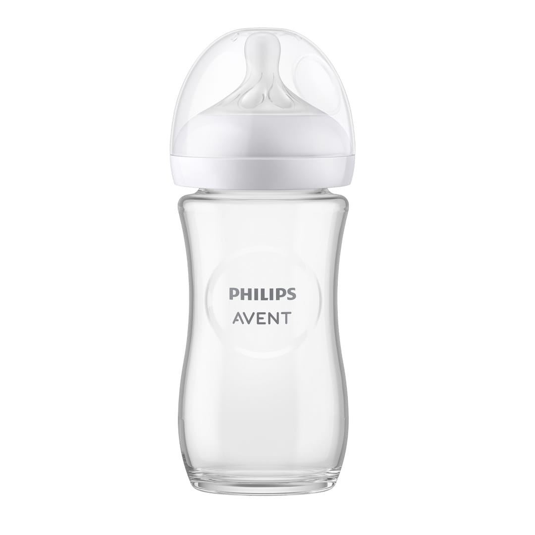 Philips Avent Natural Response Glass Baby Bottle (240ml / 8oz) - Image 3