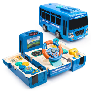 Magic Bus 2-in-1 Transforming Driving Simulator & School Bus