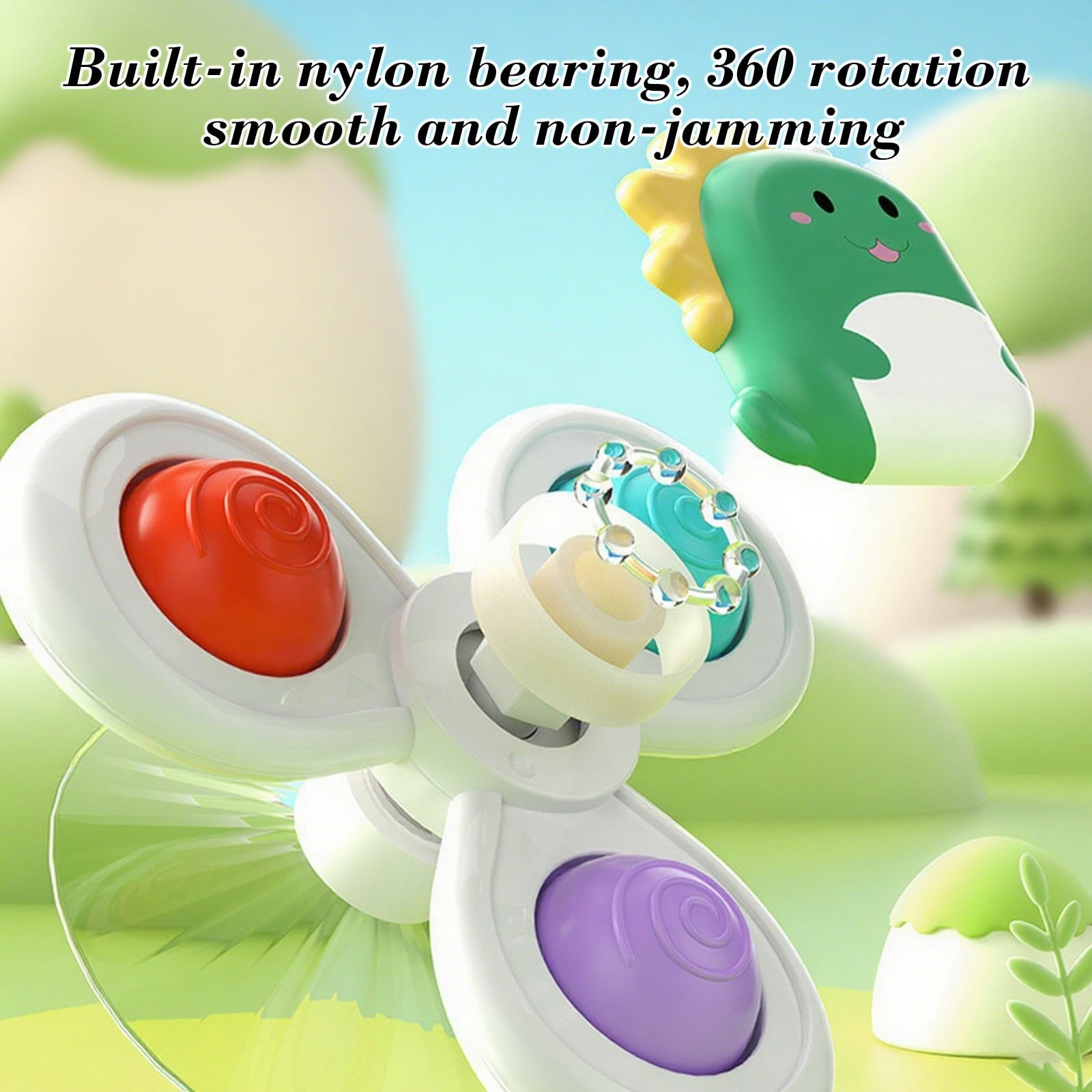 Spin & Pop Trio: Animal-Themed Suction Cup Sensory Spinners - Image 7