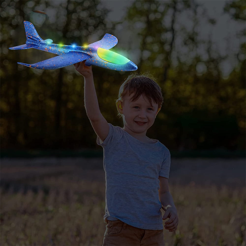 Bluejay 2-Pack LED Foam Airplane Launcher Set: Ultimate Outdoor Flying & Shooting Game - Image 9