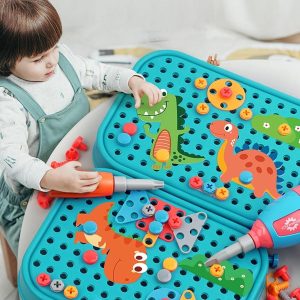 DinoDrill Adventure: 2-in-1 Creative STEM Construction Suitcase