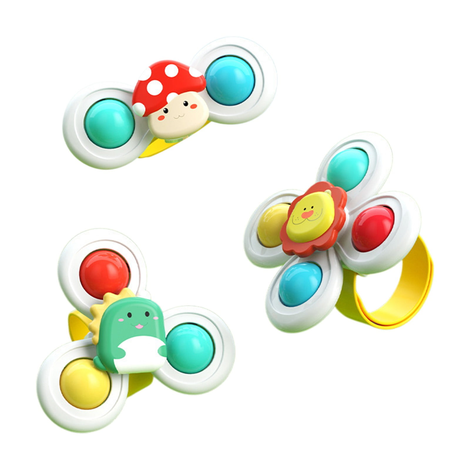 Spin & Pop Trio: Animal-Themed Suction Cup Sensory Spinners - Image 12