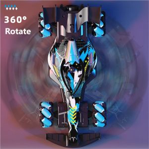 Stunt-Blast Gesture Control F1 Racer – 4WD Drift Car with Mist Spray & LED Lights