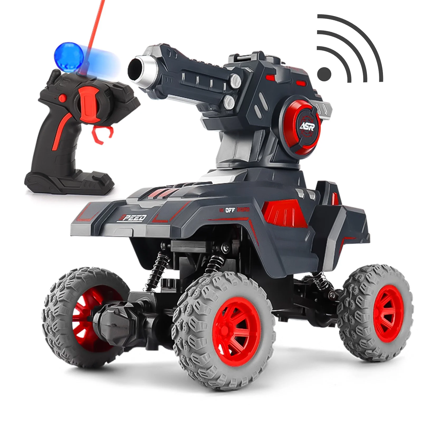 Off-Road RC Battle Tank – High-Speed Remote Control Water Bomb Launcher - Image 3