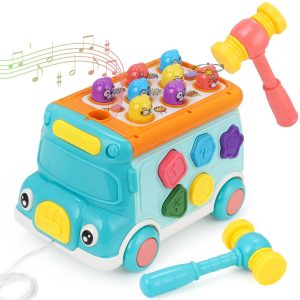6-in-1 Multifunctional Musical Activity Bus Toy