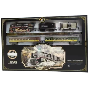 Classic Steam Engine Train Set with Smoke & Steam Simulation