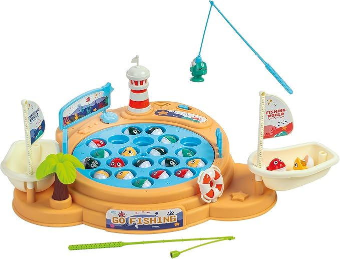 Electric Fishing Hero – Musical Rotating Fishing Toy Set (Model: 156-26C) - Image 13