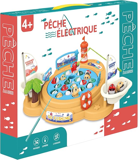 Electric Fishing Hero – Musical Rotating Fishing Toy Set (Model: 156-26C) - Image 12