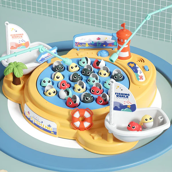 Electric Fishing Hero – Musical Rotating Fishing Toy Set (Model: 156-26C) - Image 10