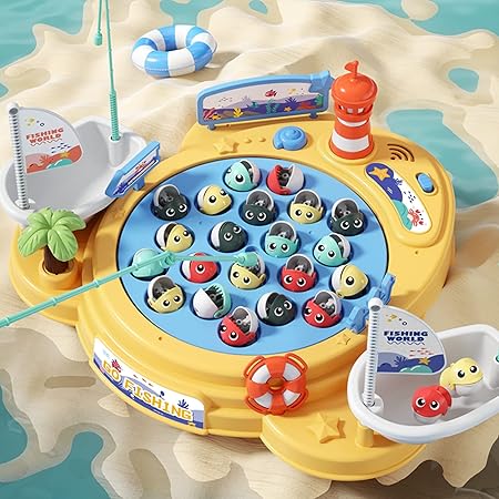 Electric Fishing Hero – Musical Rotating Fishing Toy Set (Model: 156-26C) - Image 6