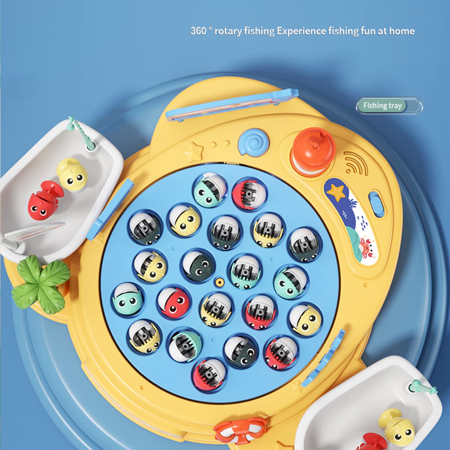 Electric Fishing Hero – Musical Rotating Fishing Toy Set (Model: 156-26C) - Image 2