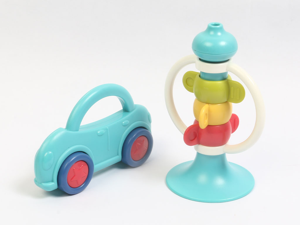 Bibi-inn প্রিমিয়াম ১০ পিস বেবি হ্যান্ডবেল এবং টিথার র্যাটল সেট - Image 4