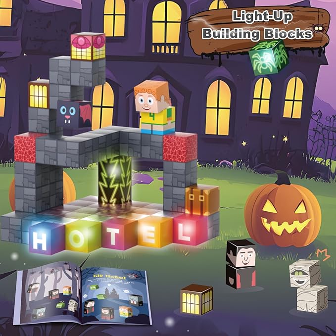 Magnet Cube Zone: Halloween Edition - 100 Pcs - Image 6