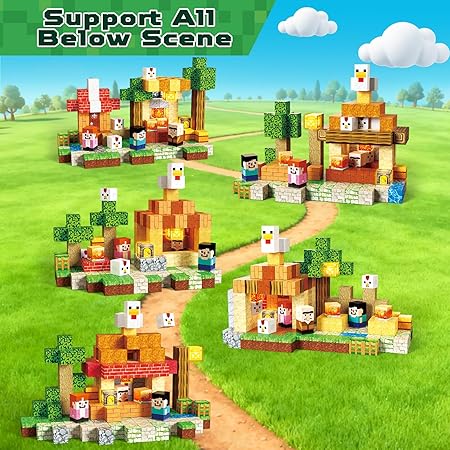 Magnet Cube Zone- Under Sea Restaurant (150 pcs Magnet Block set) - Image 7