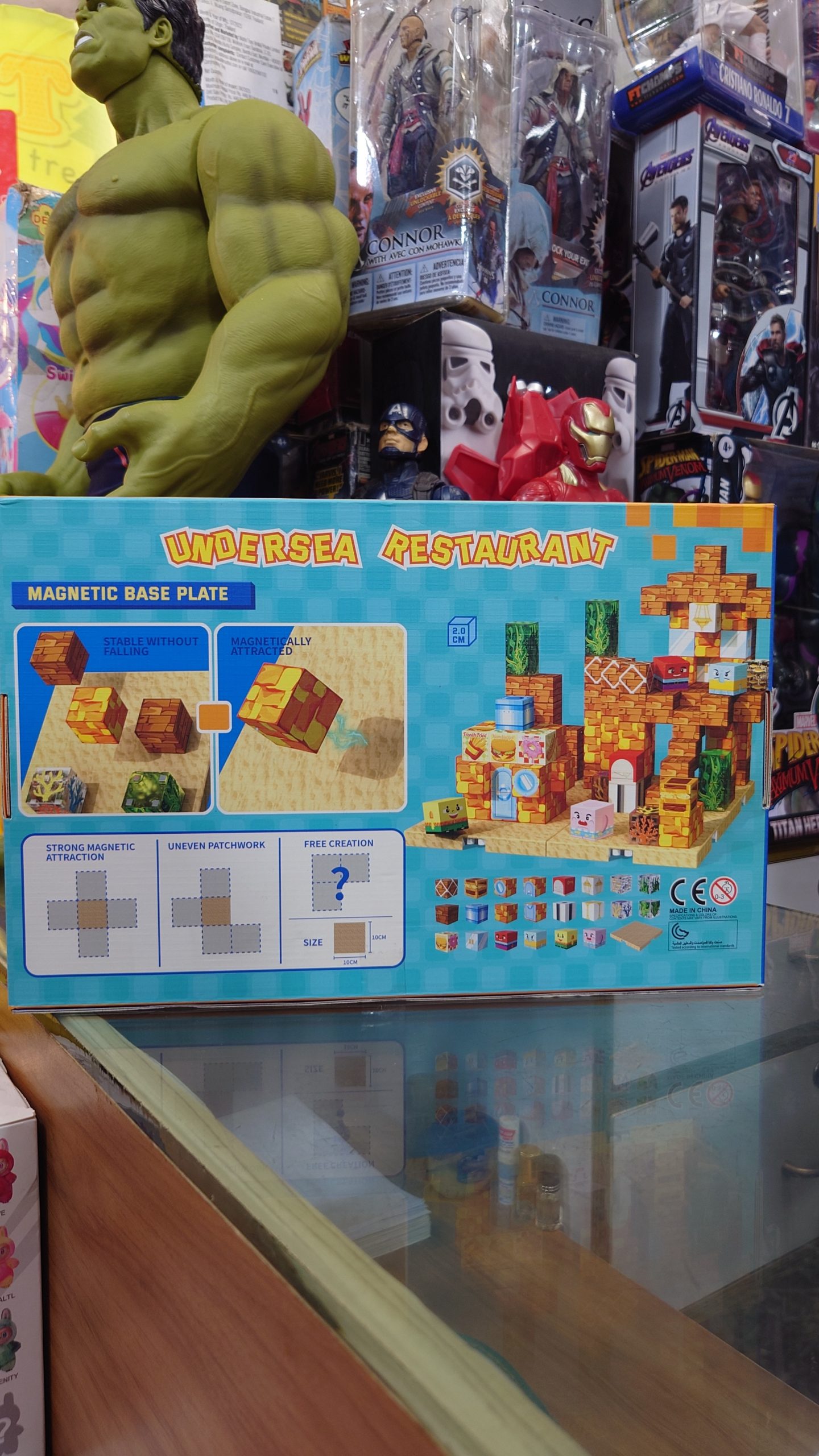 Magnet Cube Zone- Under Sea Restaurant (150 pcs Magnet Block set) - Image 3