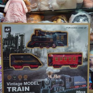 Vintage Model Train- ২০ পিস রেট্রো স্টাইল সিমুলেশন সেট