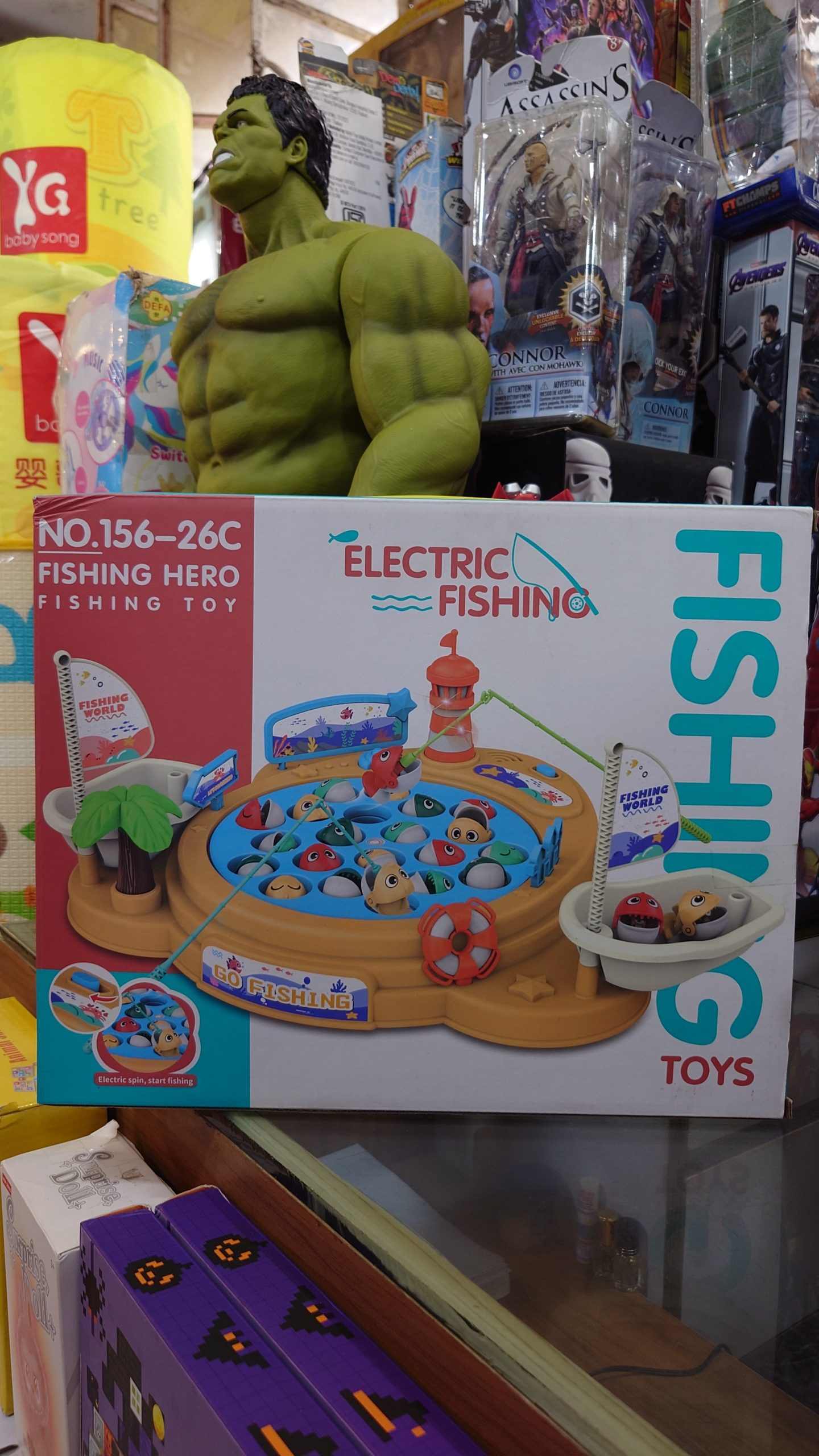 Electric Fishing Hero – Musical Rotating Fishing Toy Set (Model: 156-26C) - Image 15