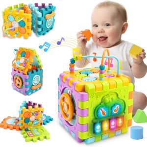 6-in-1 Musical Multi-Functional Activity Cube Educational Toy