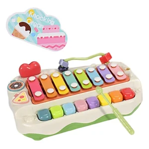 Baby Knocking Organ - 2-in-1 Xylophone and Piano Educational Toy (18M+)