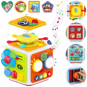 Huanger 7-in-1 Educational Activity Box for Toddlers