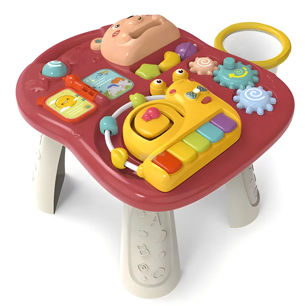 6-in-1 Multi-functional Baby Rocking Car & Walker with Music & Lights - Image 2