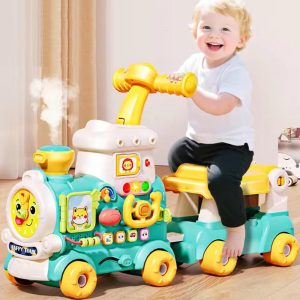 Happy Train 3-in-1 Musical Steam Ride-On & Activity Walker