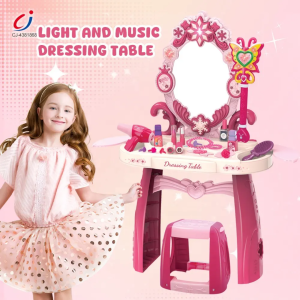 Princess Magic: Light and Music Vanity Dressing Table Set with Accessories