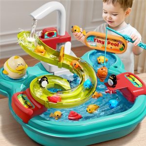 Dream DIY 2-in-1 Kitchen Sink & Fishing Play Pool Set