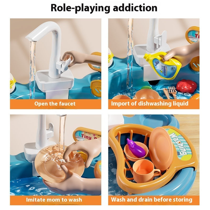 Dream DIY 2-in-1 Kitchen Sink & Fishing Play Pool Set - Image 4