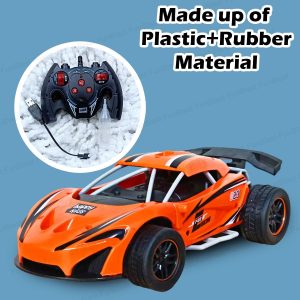 Hyper-Speed Mist Spray RC Racing Runner Car with LED Lights & Smoke Effect