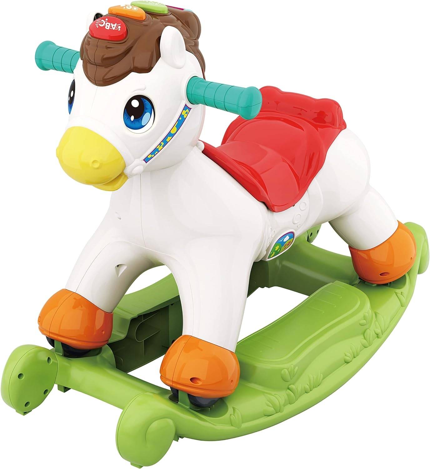 Hola 2-in-1 Rocking & Ride-on Pony Activity Center - Image 4