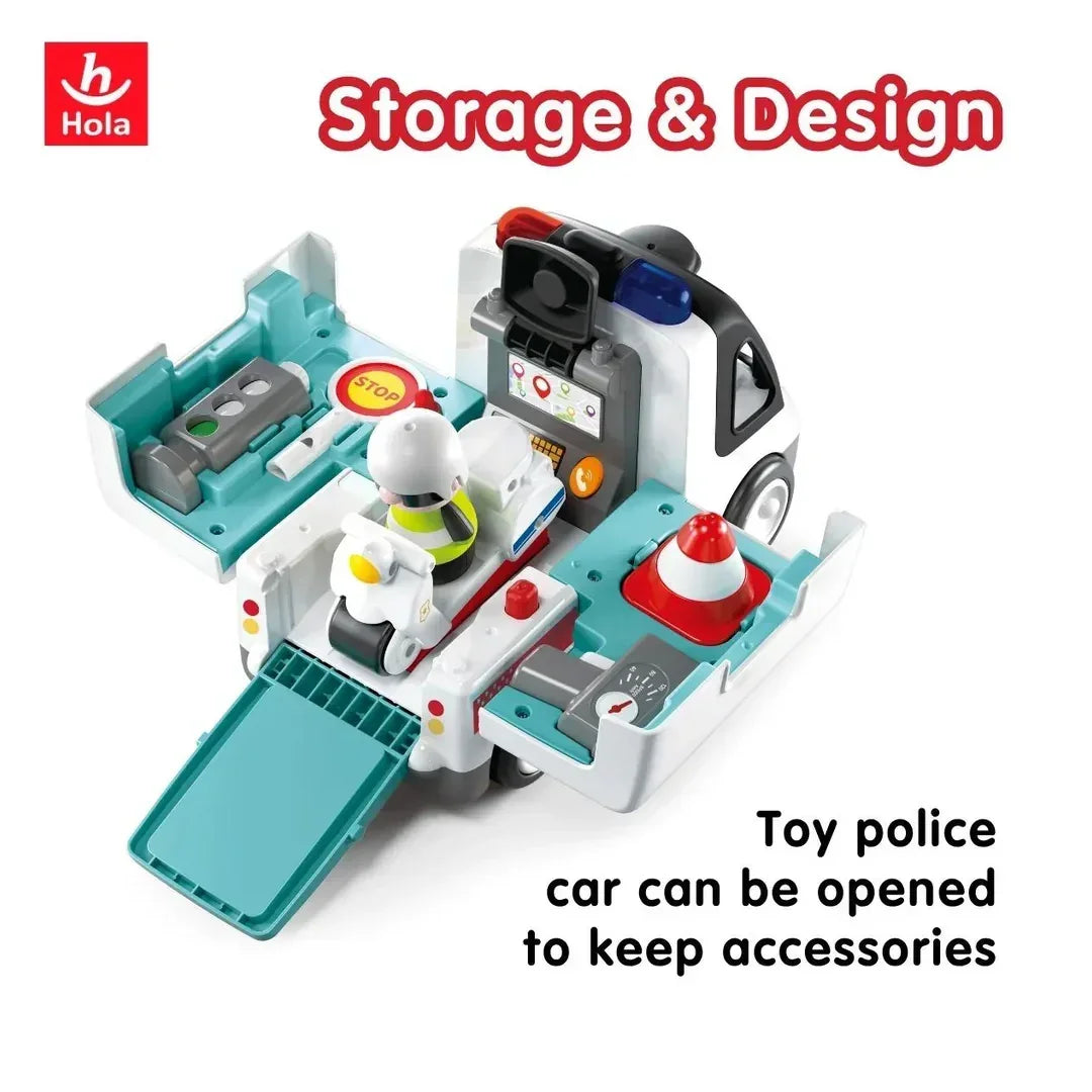 Hola Toys Early Learning Police Car - Image 5