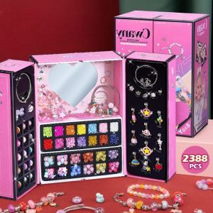 Cwany 2388 PCS Luxury DIY Jewelry & Charm Bracelet Making Kit