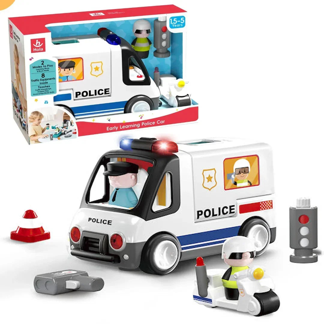 Hola Toys Early Learning Police Car - Image 2