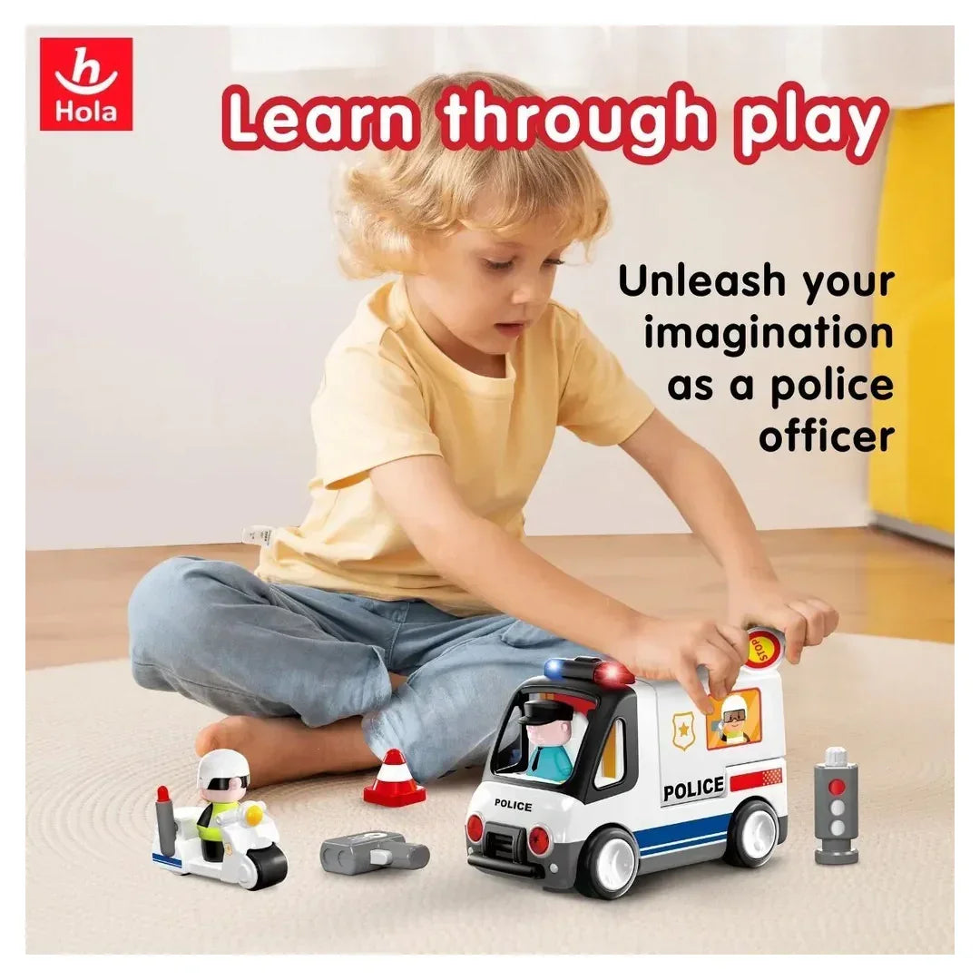 Hola Toys Early Learning Police Car - Image 6