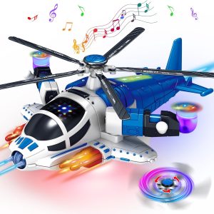 U.N. Fighter Musical LED Action Helicopter Toy