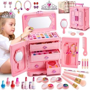 Large Size Deluxe Kids Makeup Cabinet & Vanity Set
