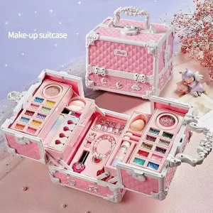 Ultimate All-in-One Princess Beauty Vanity Makeup Kit for Kids